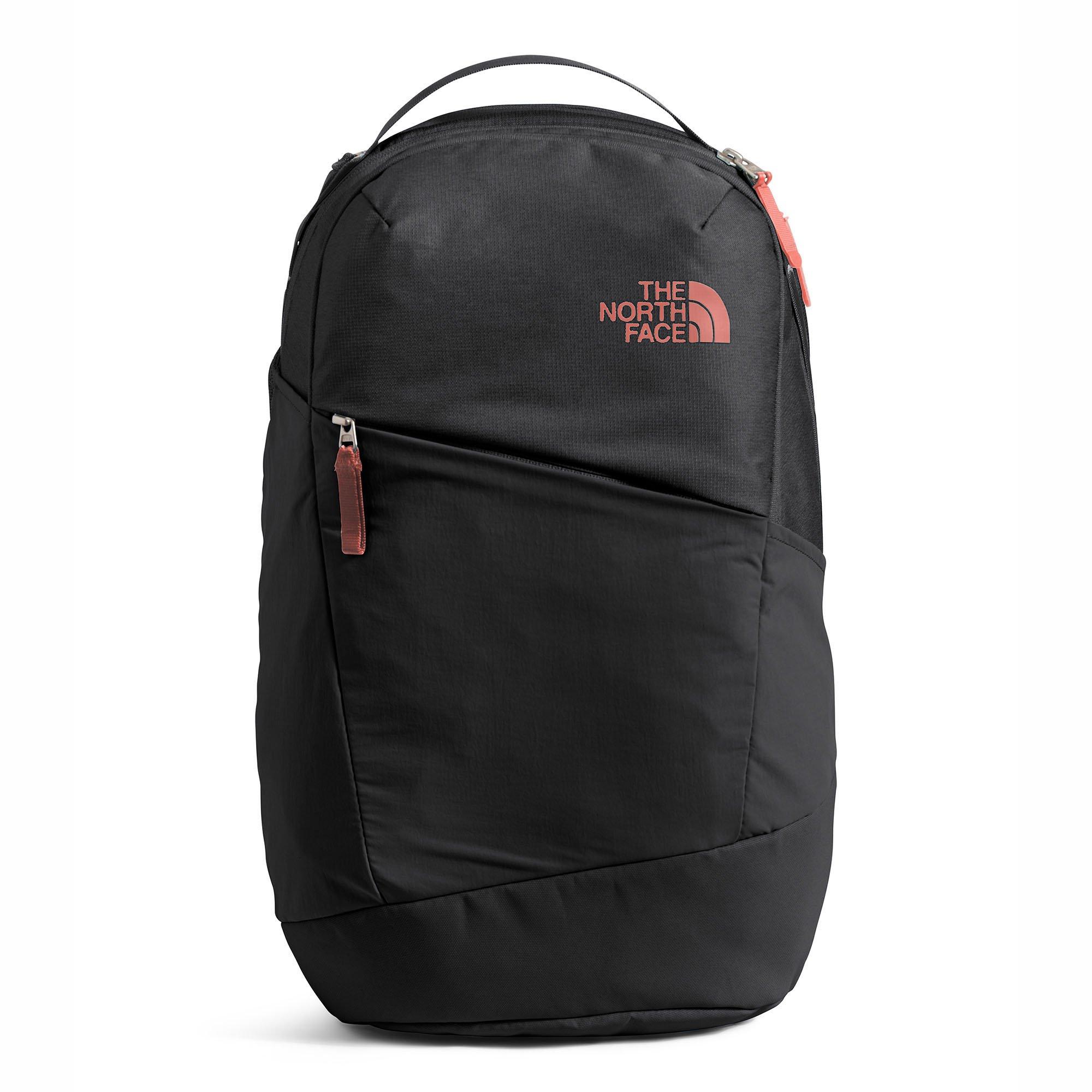 The North Face Women s Isabella Backpack 3.0 TNF Black Light Heather Burnt Coral Metallic