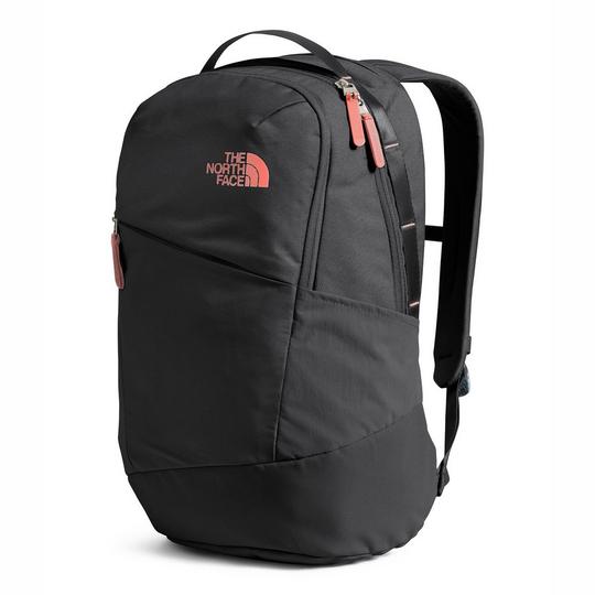 The North Face Women s Isabella Backpack 3.0 TNF Black Light Heather Burnt Coral Metallic