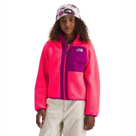 Girls full zip fleece sale