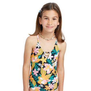 Volcom Junior Girls' [8-16] Had Me At Aloha One-Piece Swimsuit