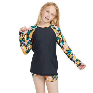 Volcom Junior Girls' [8-16] Had Me At Aloha Long Sleeve Rashguard