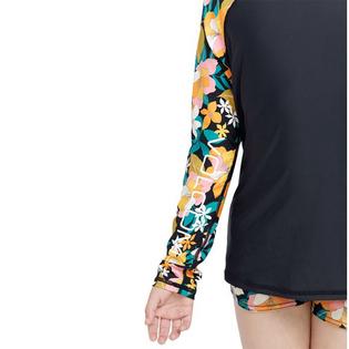 Volcom Junior Girls' [8-16] Had Me At Aloha Long Sleeve Rashguard