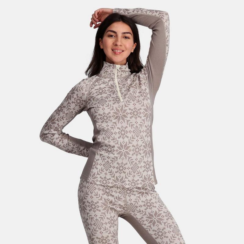 Kari Traa Haut Edit &agrave; demi-fermeture &agrave; glissi&egrave;re pour femmes
