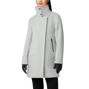  Women's Abbi Mixed Media Wool Coat