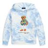 Junior Boys   8-20  Tie-Dye-Print Polo Bear Fleece Hoodie