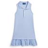 Girls   2-6X  Eyelet-Embroidered Mesh Polo Dress