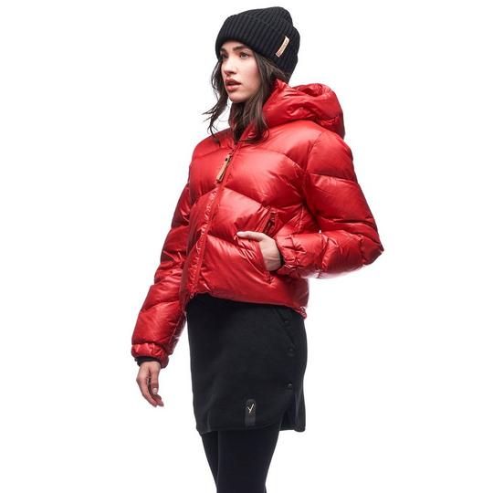 Indyeva Women s Short Puffer Jacket Red Size XL