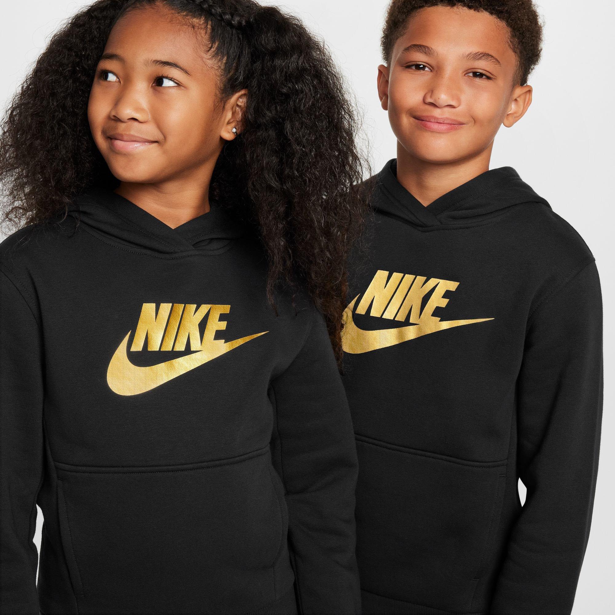 Juniors' [7-16] Sportswear Club Fleece Gold Hoodie