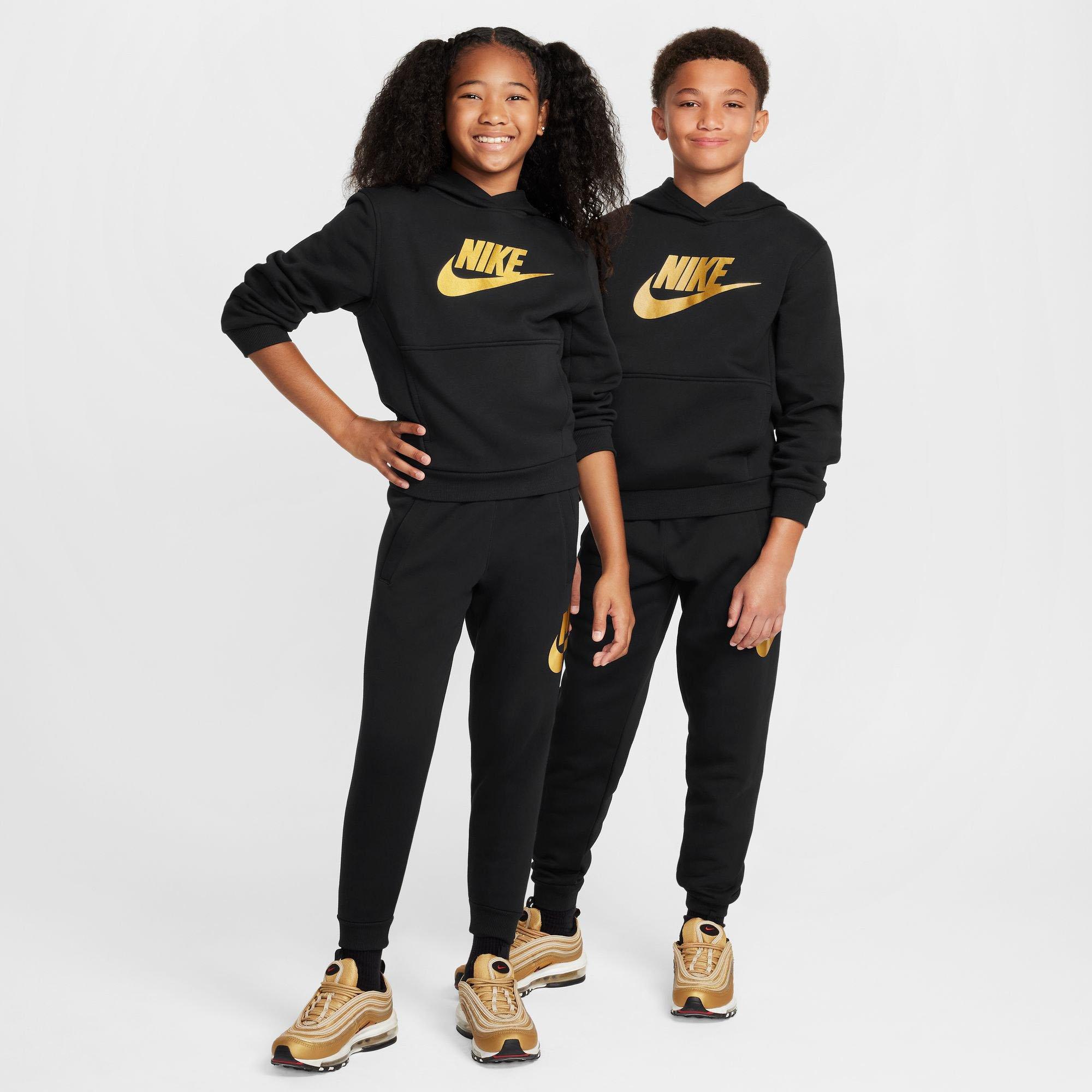 Juniors' [7-16] Sportswear Club Fleece Gold Hoodie