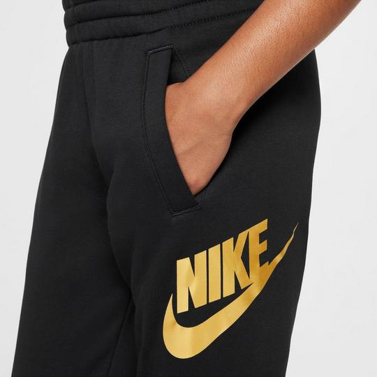 Nike black and gold sweatpants shop