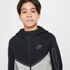 Chandail   capuchon et fermeture   glissi re compl te en molleton technique Sportswear pour juniors  7-16 