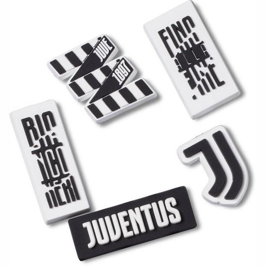Crocs Juventus Jibbitz  153  Shoe Charm  5 Pack 