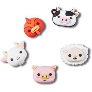 Crocs Breloques Jibbitz™ Animaux de la ferme (paquet de 5)