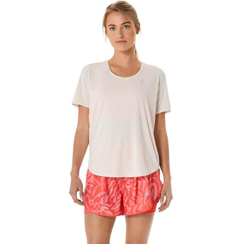ASICS Women's Road V-Neck Short Sleeve Top