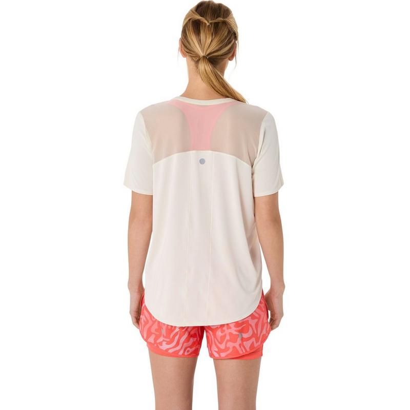 ASICS Women's Road V-Neck Short Sleeve Top