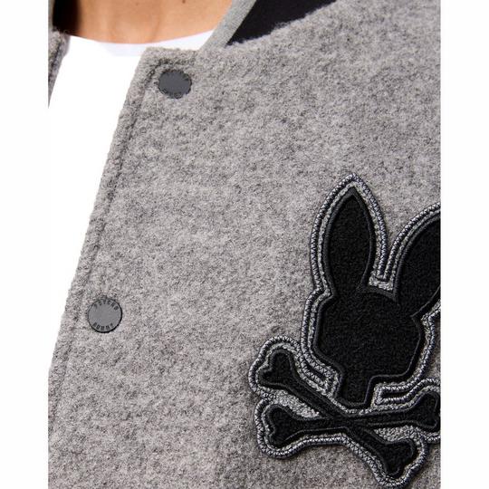 Men's Tom Wool Bomber Jacket | Psycho Bunny | Sporting Life Men's Tom Wool Bomber Jacket | Psycho Bunny | Sporting Life