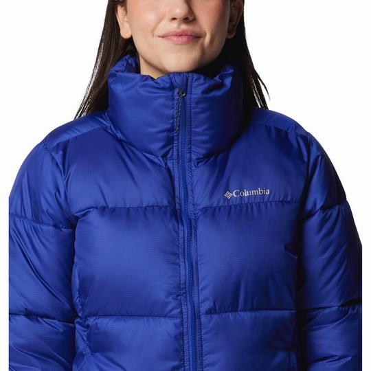 Veste D'hiver Columbia Down Puffer - Bleue, Taille S, Duvet, Occasion Très Bon état