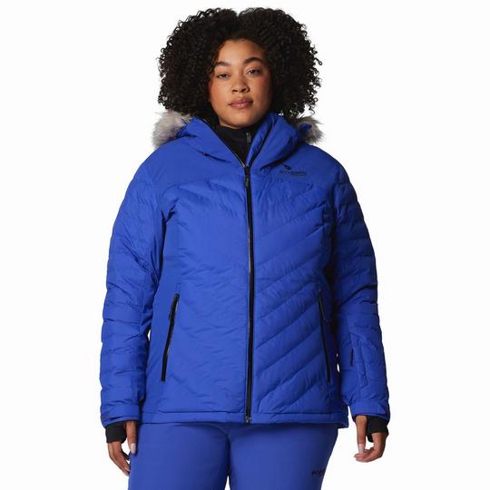 Columbia Sportswear Bird Mountain III Insulated Jacket Extended Womens Clematis Blue 2X