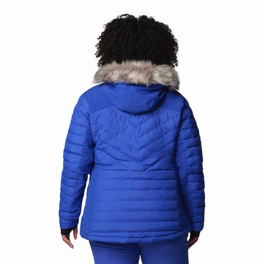 Columbia Sportswear Bird Mountain III Insulated Jacket Extended Womens Clematis Blue 2X