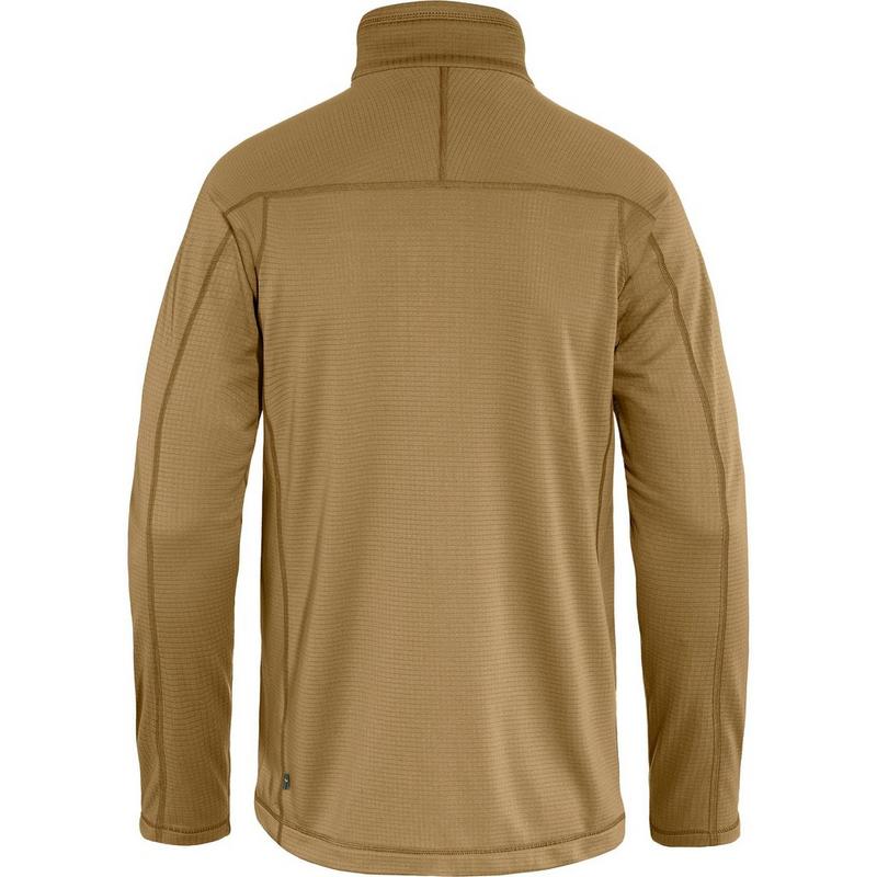 Fjallraven Haut en molleton &agrave; demi-glissi&egrave;re Abisko Lite pour hommes