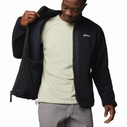Men s Black Mesa Boucle Fleece Jacket Columbia Sporting Life Online