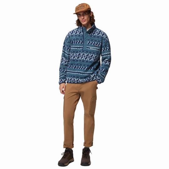Men's Helvetia II Printed Half-Snap Fleece Top | Columbia