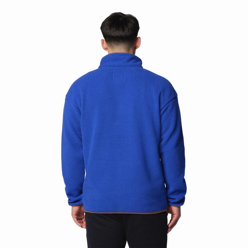 Columbia Haut en molleton &agrave; boutons-pression demi-longueur Helvetia II pour hommes