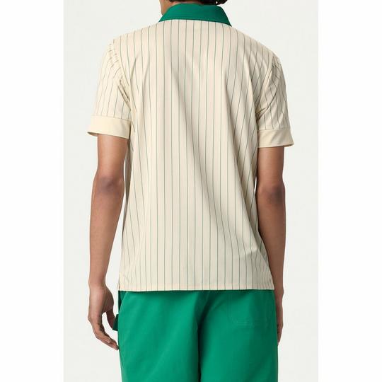 Fila Men s Performance Iconic BB1 Polo Top Beige Size XL