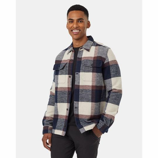 Mens heavy flannel jacket on sale