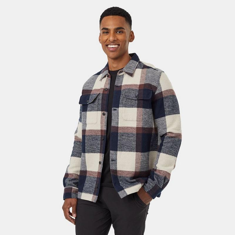Tentree Veste en flanelle &eacute;paisse pour hommes