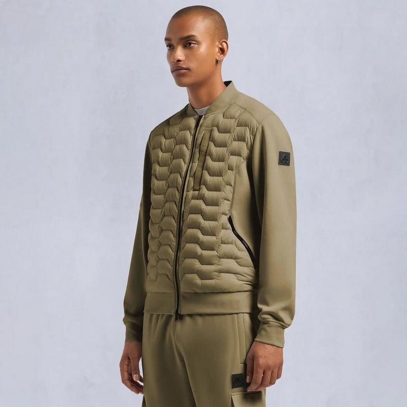 Moose Knuckles Blouson aviateur hybride Granite pour hommes