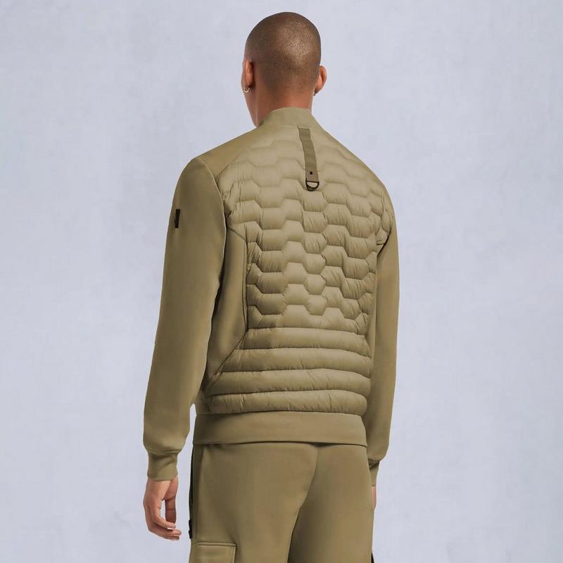 Moose Knuckles Blouson aviateur hybride Granite pour hommes