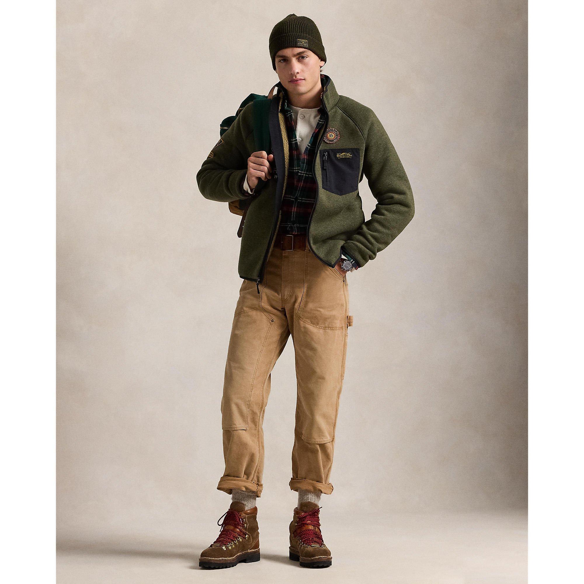 Men's Bonded Pile Fleece Hybrid Jacket