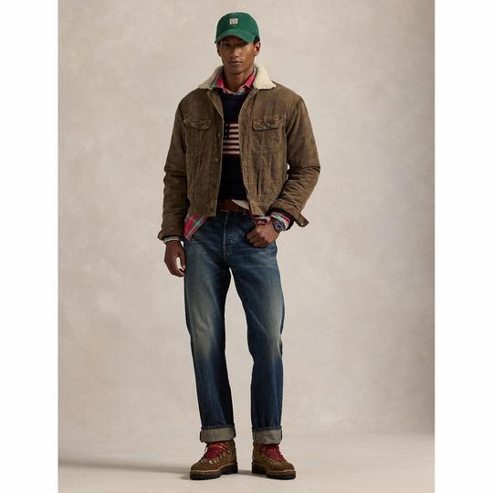 Lined cord jacket sales