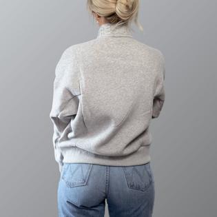 Apr&egrave;s Actif Women's 1/4-Zip Embossed Pullover Sweatshirt