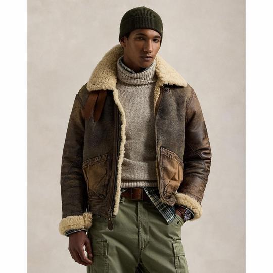 Mens ralph lauren bomber jacket online