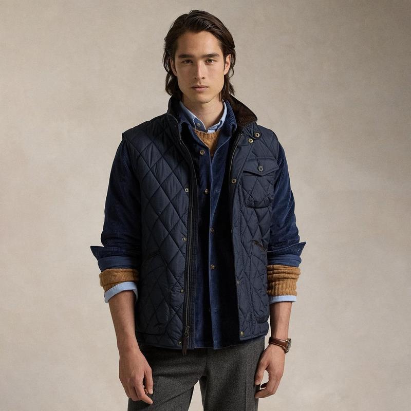 Polo Ralph Lauren Veste utilitaire matelass&eacute;e The Beaton pour hommes