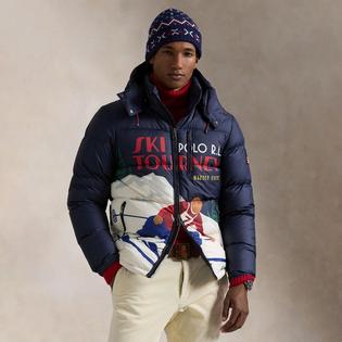 Men's The Gorham Skier-Print Down Jacket