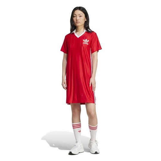 adidas Originals Women s Adicolor 3-Stripes Pinstripe Dress