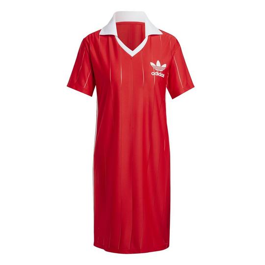 【Adidas コリア】 Adicolor 3-Stripes Pinstripe Dress Women's Adicolor 3-Stripes Pinstripe Dress | adidas