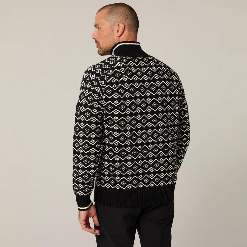 Alp-N-Rock Chandail &agrave; demi-glissi&egrave;re Leo Fair Isle pour hommes