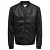 Veste en faux cuir Asher pour hommes