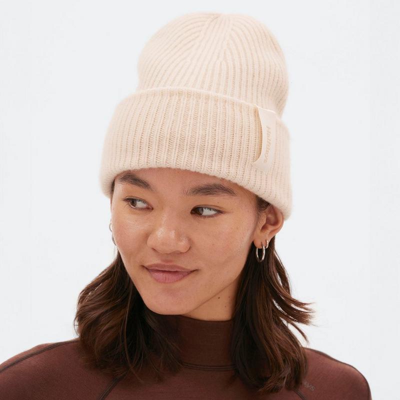 Halfdays Tuque en laine m&eacute;rinos c&ocirc;tel&eacute;e pour femmes