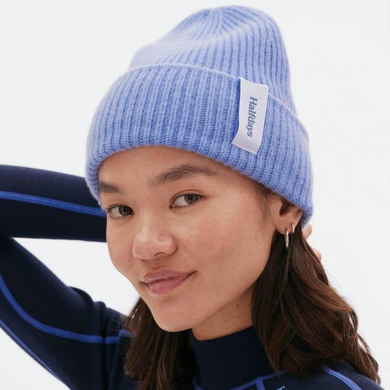 Halfdays Tuque en laine m&eacute;rinos c&ocirc;tel&eacute;e pour femmes