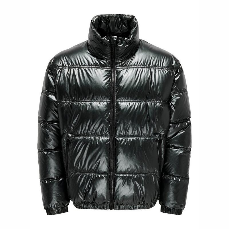 Only & Sons Manteau matelass&eacute; brillant Prim pour hommes