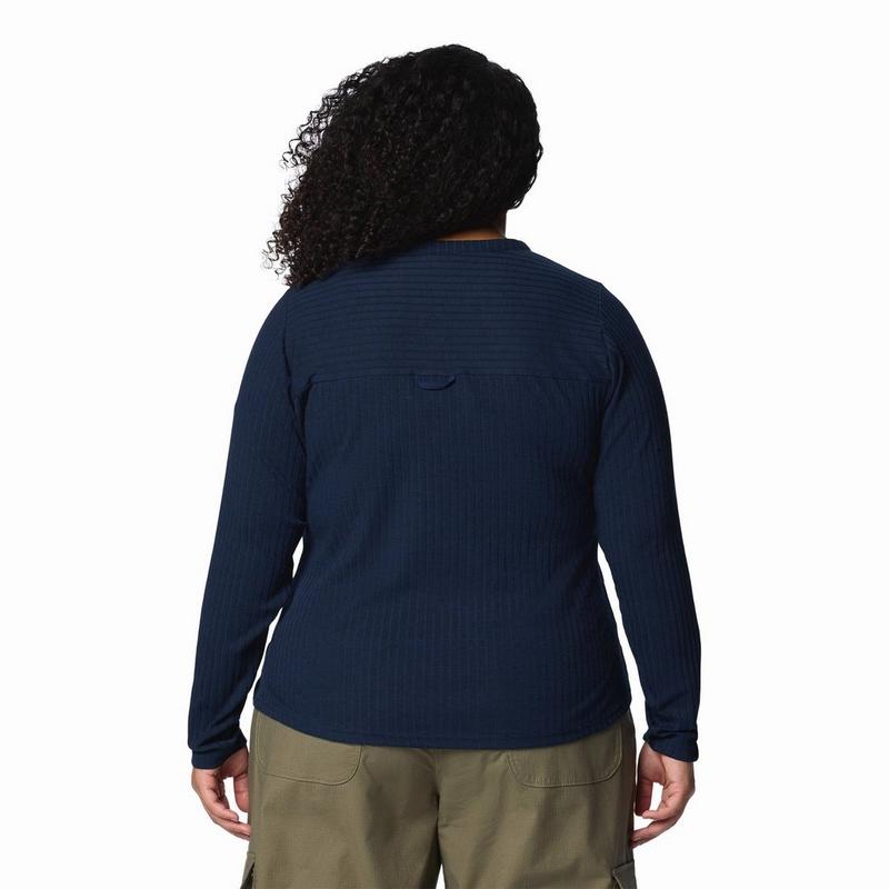 Columbia Haut &agrave; manches longues Brea Falls Henley pour femmes (Grandes tailles)