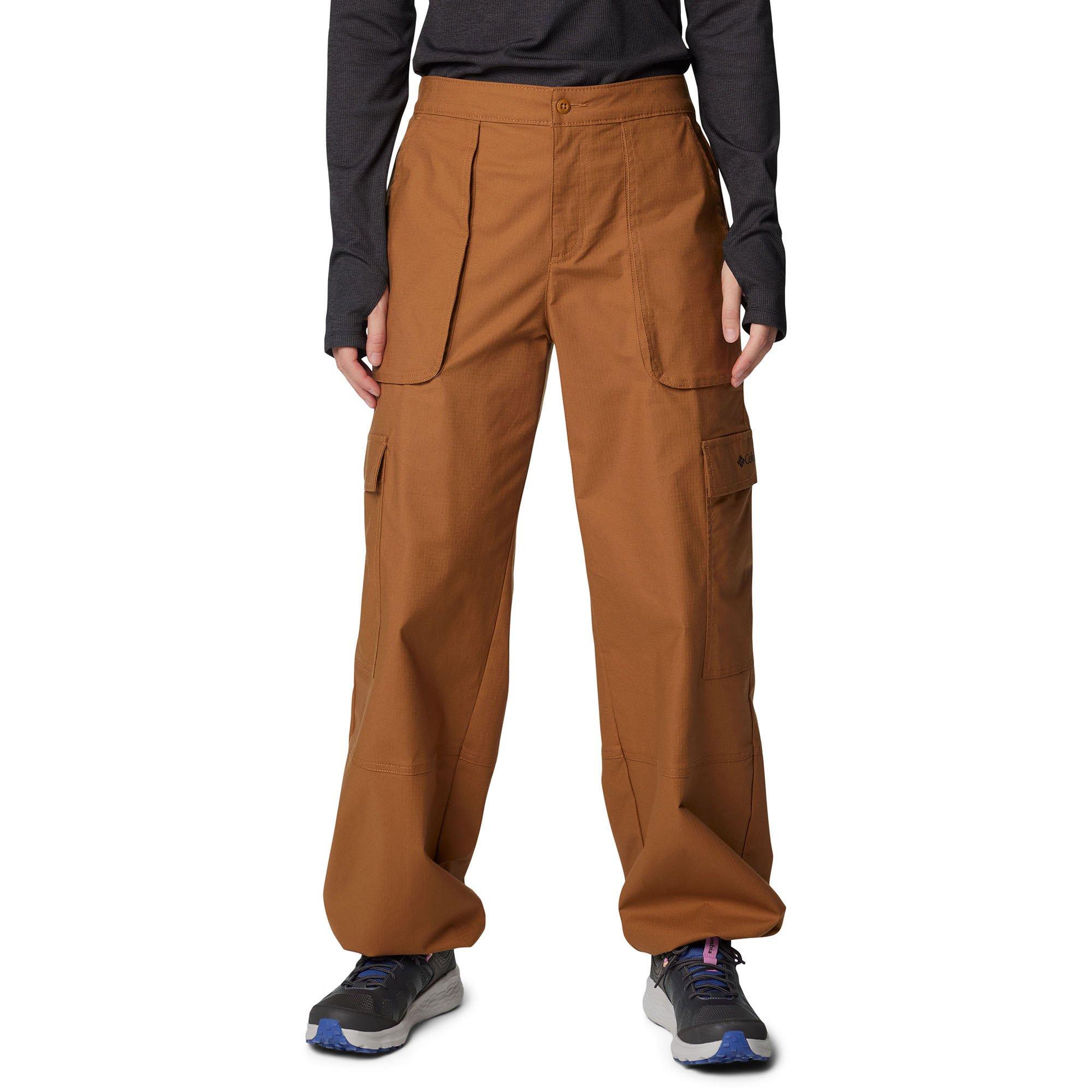 Columbia | Women's Brea Falls Cotton Ripstop Pants, Brown, Size XL