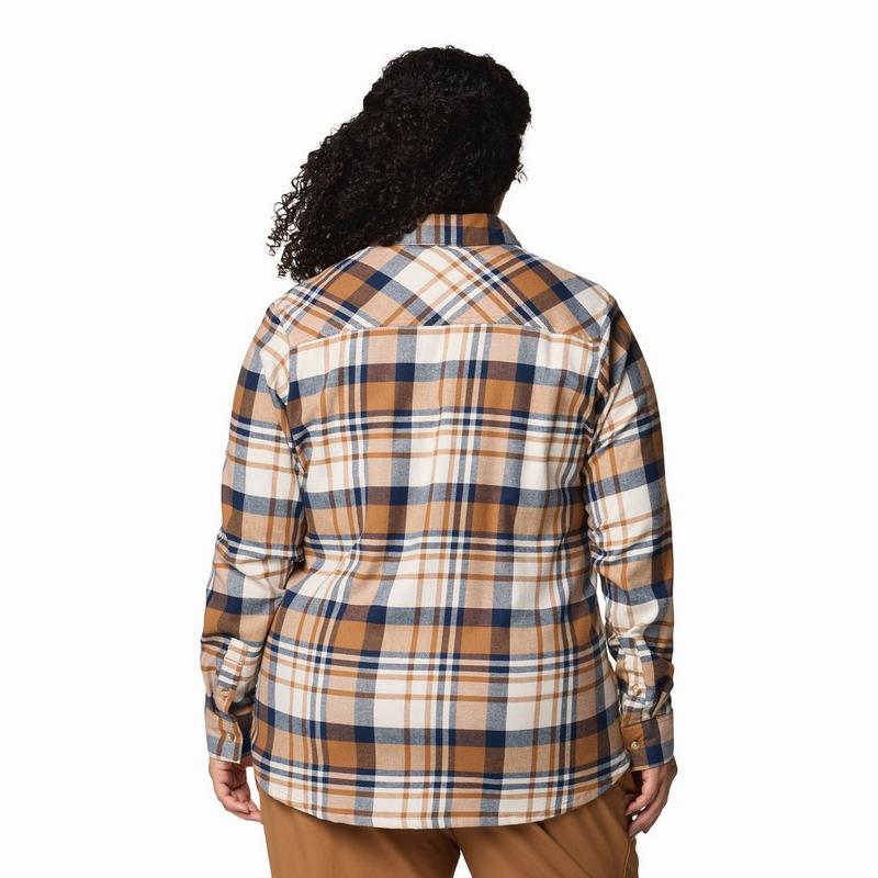 Columbia Chemise en flanelle Calico Basin pour femmes (grande taille)