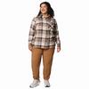 Chemise en flanelle Calico Basin pour femmes  grande taille 