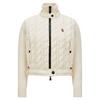 Women s Padded Wool Zip-Up Cardigan